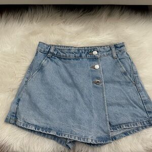 Zara Denim Blue Women's Skorts